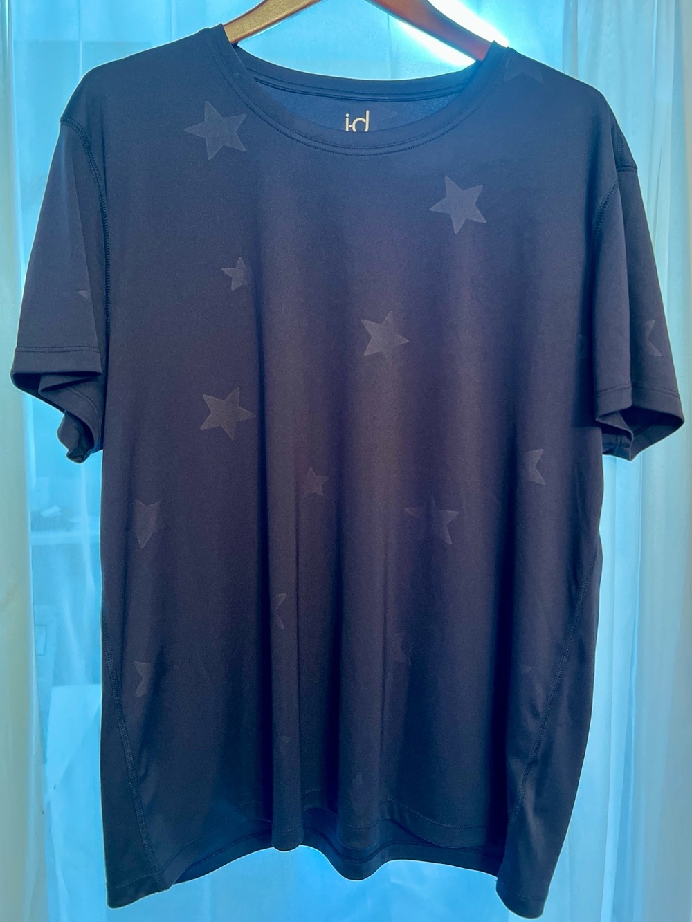 Chaps Navy Star-Print Casual Button Down Shirt, 8 shirts total